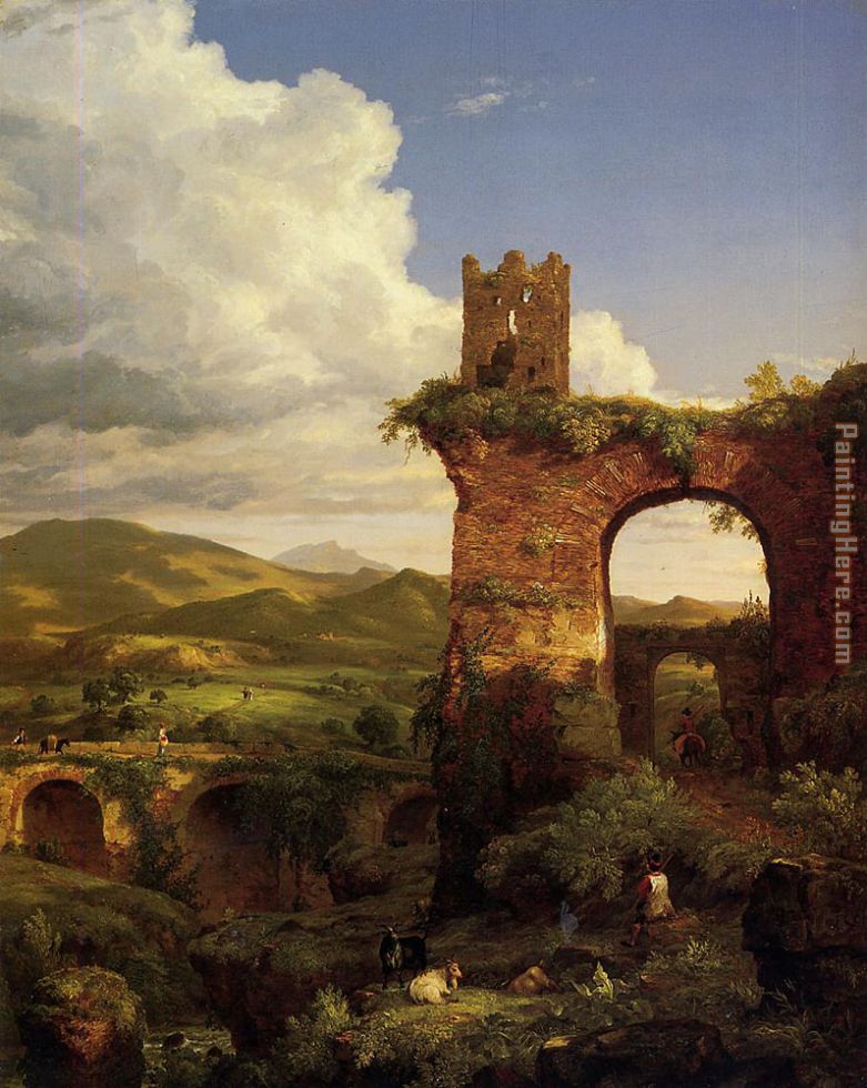 Arch of Nero painting - Thomas Cole Arch of Nero art painting